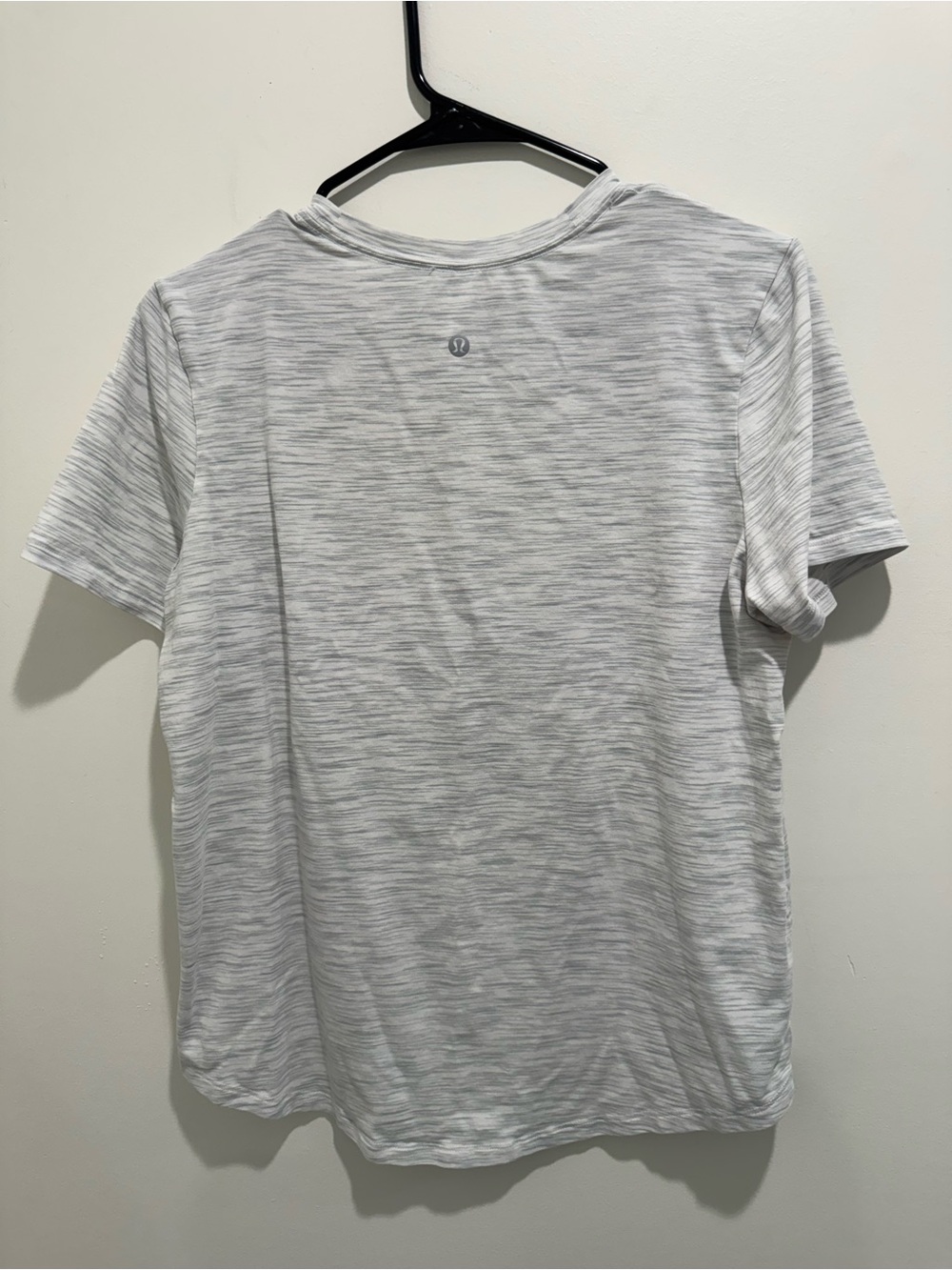 Lululemon Love Crew Tee Heathered White Gray Size 8 - Picture 3 of 6